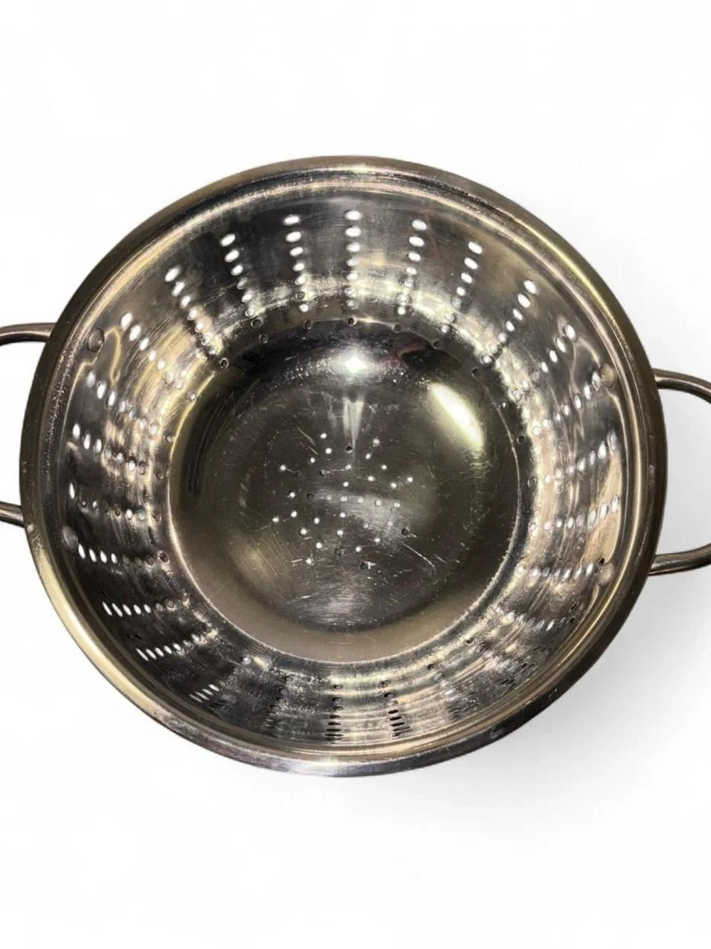 Michael Graves Navy Colander with Gold Handles